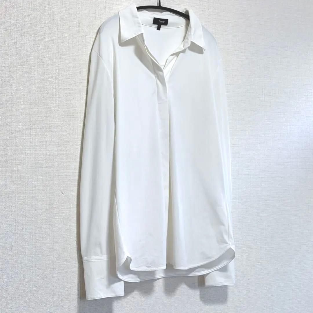 【美品】Theory シャツ ブラウス ホワイト