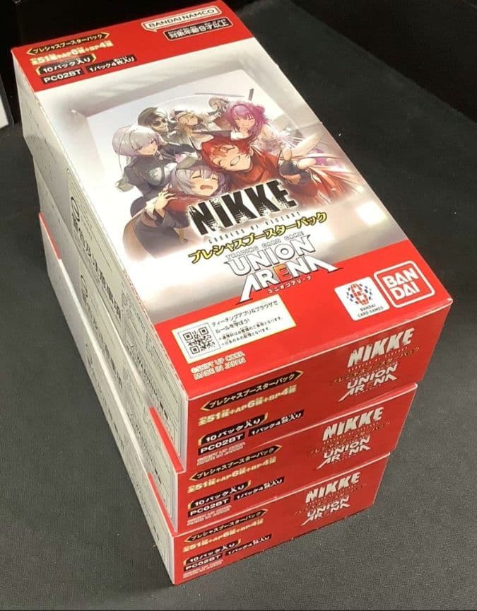 プレシャスブースターパック　ニケ　3boxセット　ユニオンアリーナ