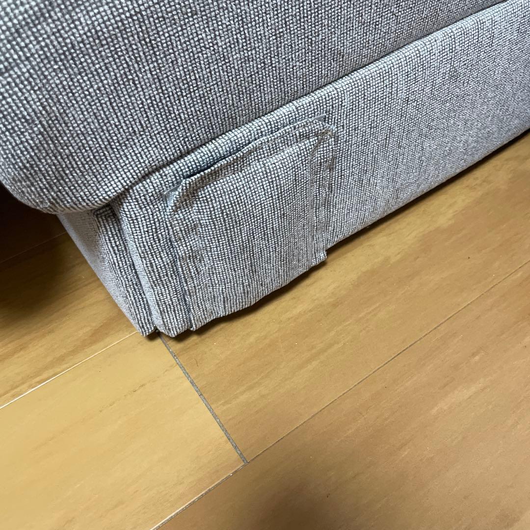 ソファベッド ２、3人がけ　グレー