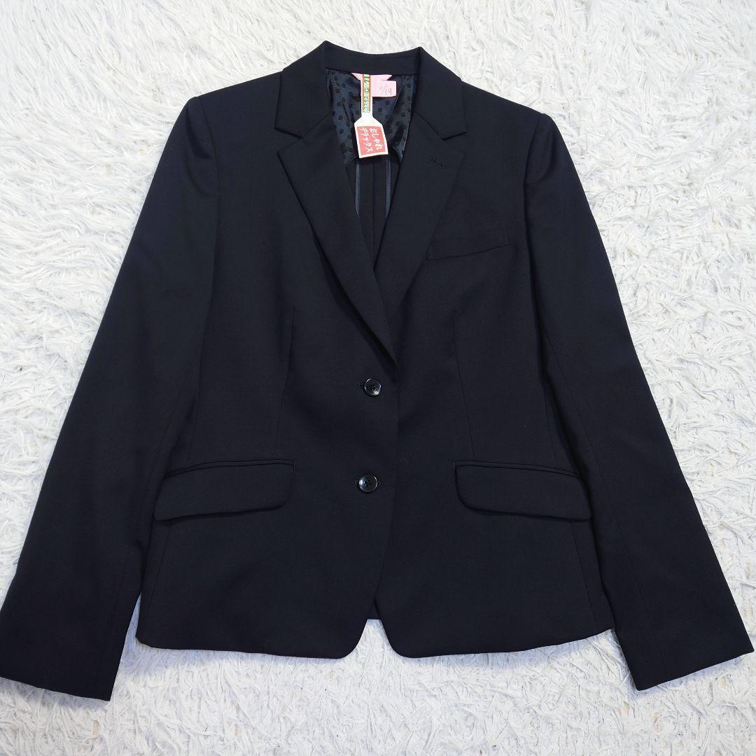 大きいサイズ　n line Precious　パンツスーツ　黒　15号13号