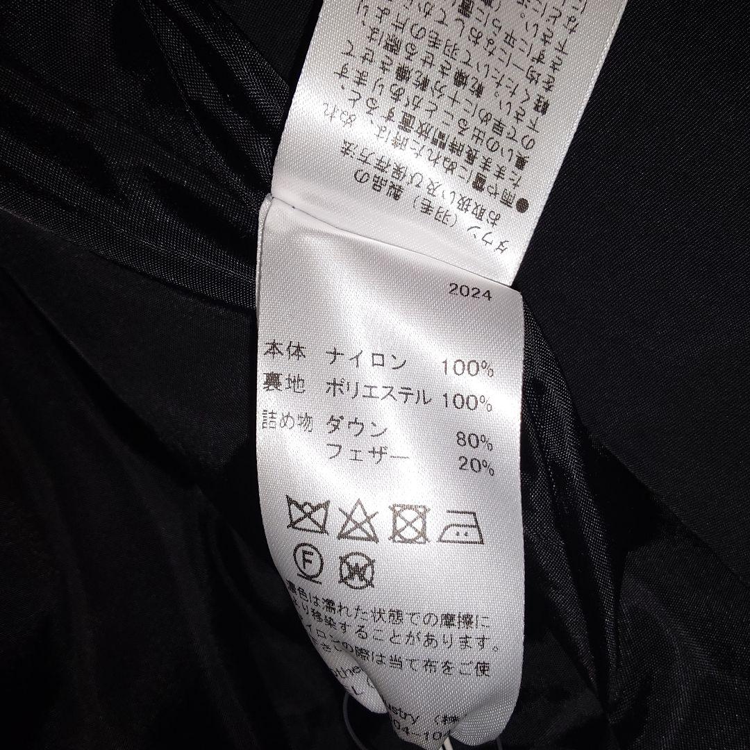 【タグ付新品】ヤマダヤ　ミディウミソリッド　ブラック フード付ダウンジャケット