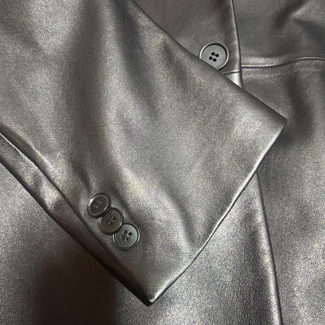 メ*1様 Emporio Armani ブラックレザージャケット　超美品