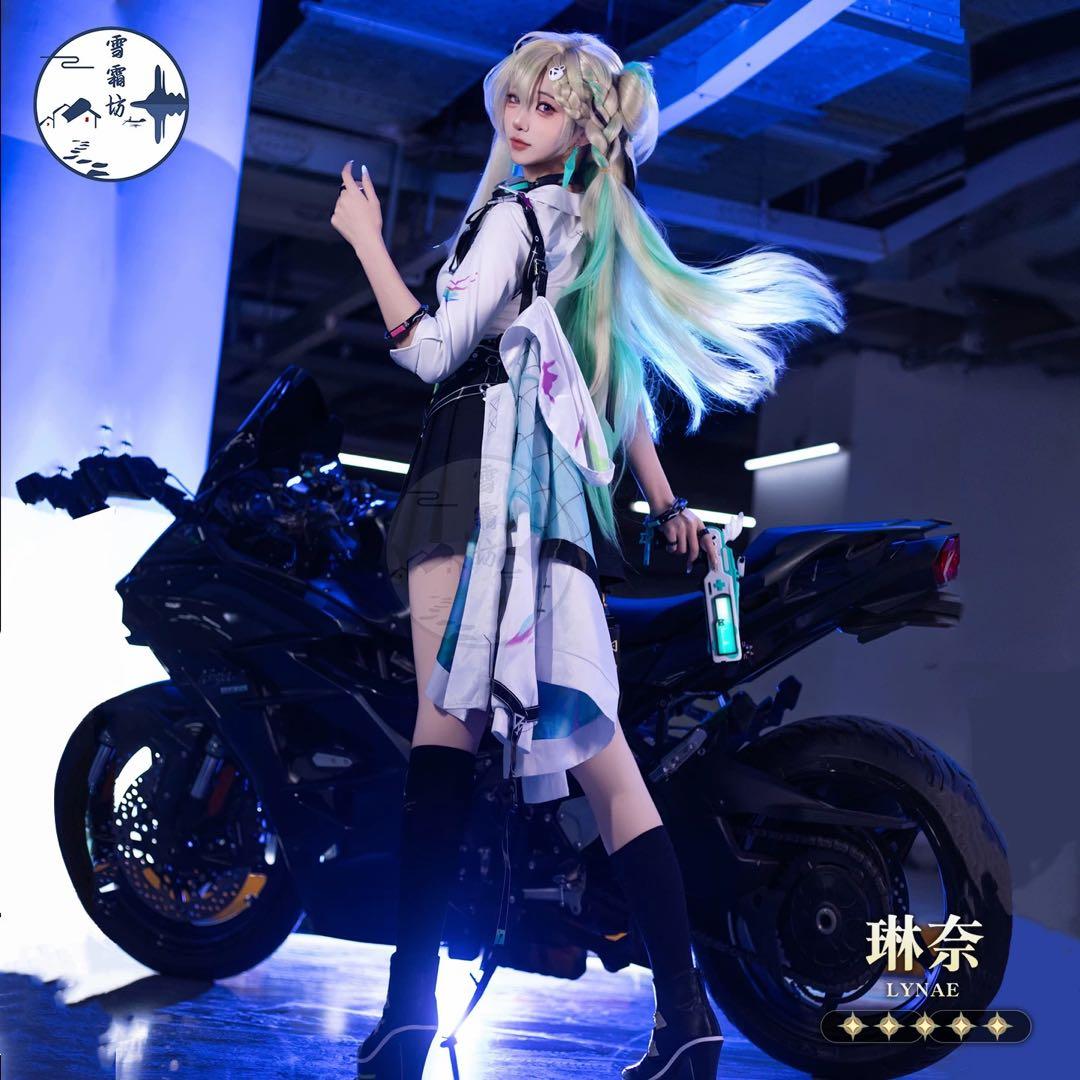 鳴潮　リンネー　コスプレ衣装　ウィッグ　wutheringwave