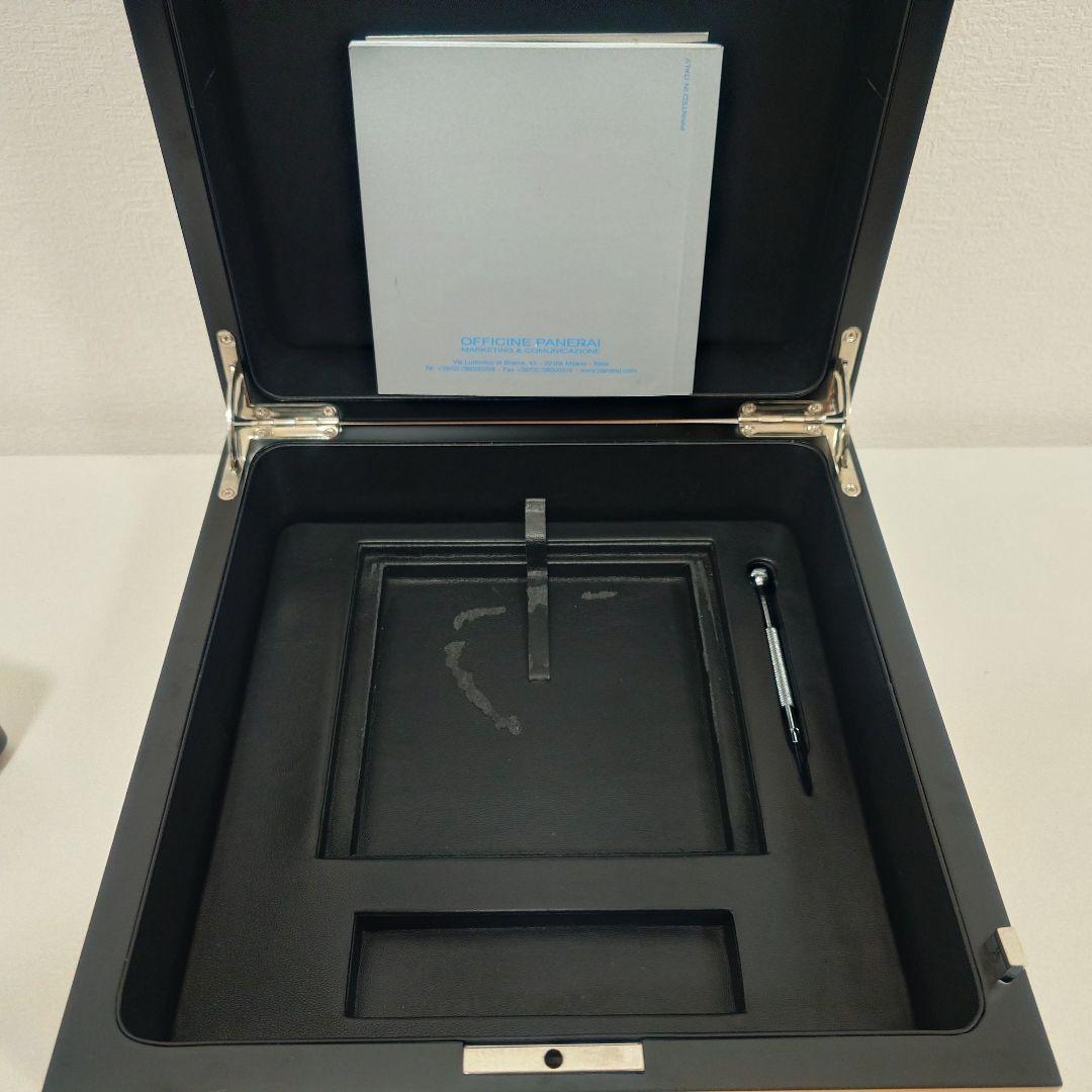 パネライ ウォッチボックス ウォッチケース 時計ケース 空箱 木箱 冊子 鍵付き