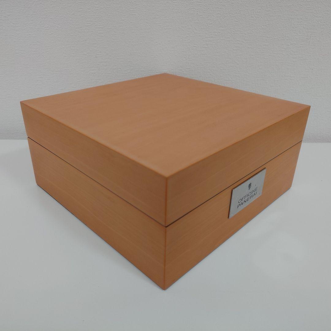 パネライ ウォッチボックス ウォッチケース 時計ケース 空箱 木箱 冊子 鍵付き