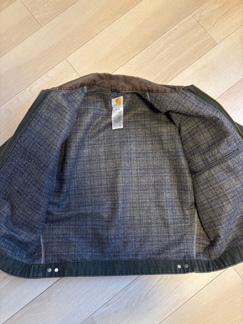 カーハート　デトロイトジャケット　モスグリーン　Lサイズ