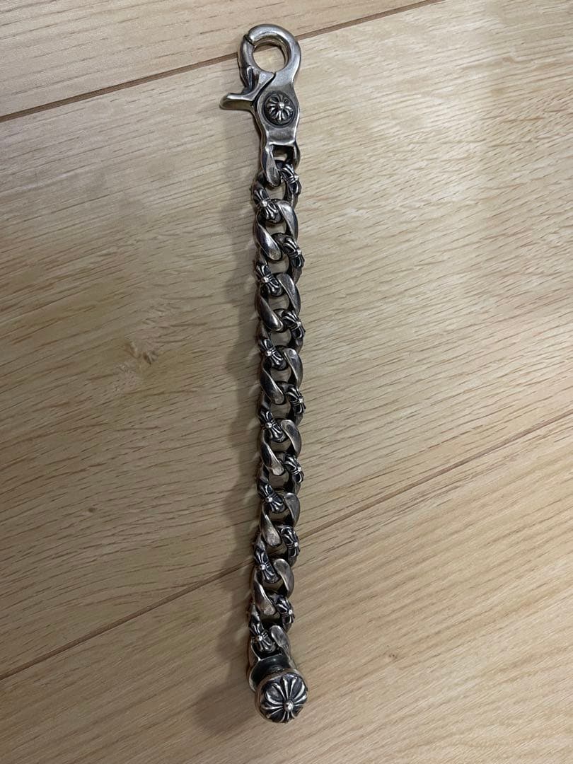 クロムハーツ　ファンシークリップ　ブレスレット　チェーン　鑑定済み　原本有