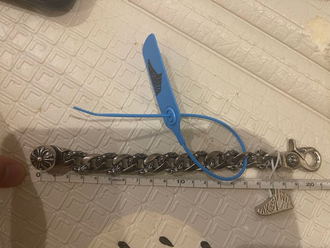 クロムハーツ　ファンシークリップ　ブレスレット　チェーン　鑑定済み　原本有