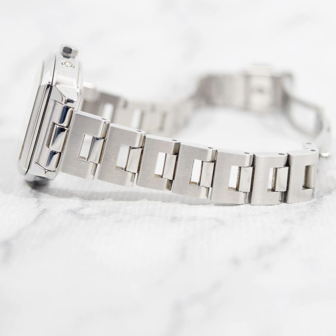 [美品 箱付] SEIKO セイコー ルキア レディース 電波ソーラー 黒/銀