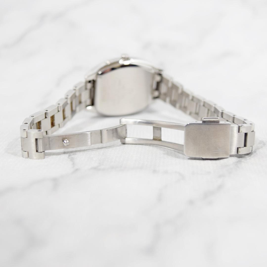 [美品 箱付] SEIKO セイコー ルキア レディース 電波ソーラー 黒/銀