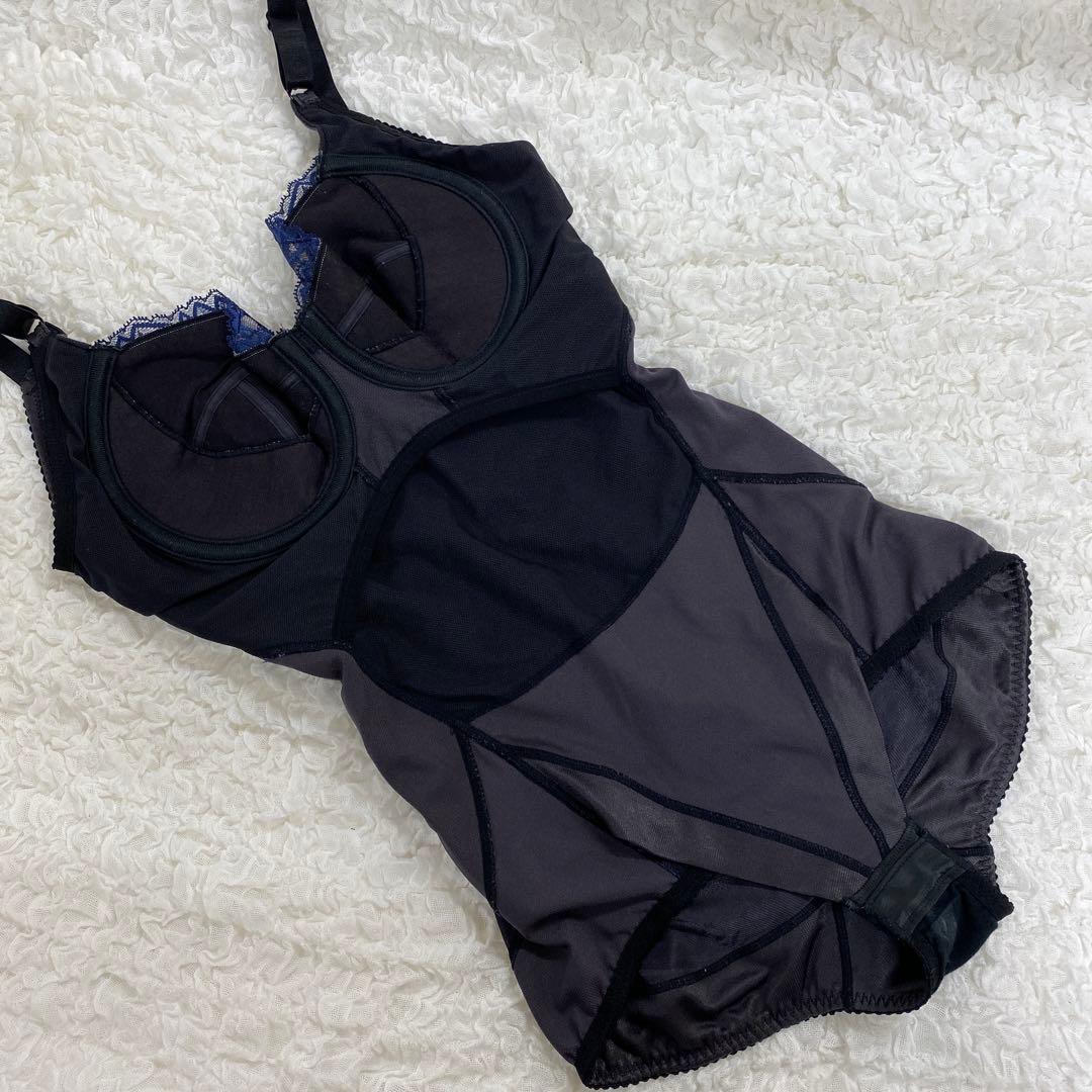 マルコ 補正下着 ボディスーツ D70 M カーヴィシャス カレスブラック 黒