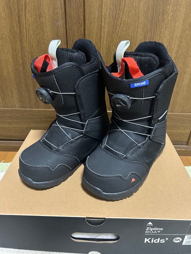 BURTON ZIPLINE BOA 子ども用スノーボードブーツ 23cm