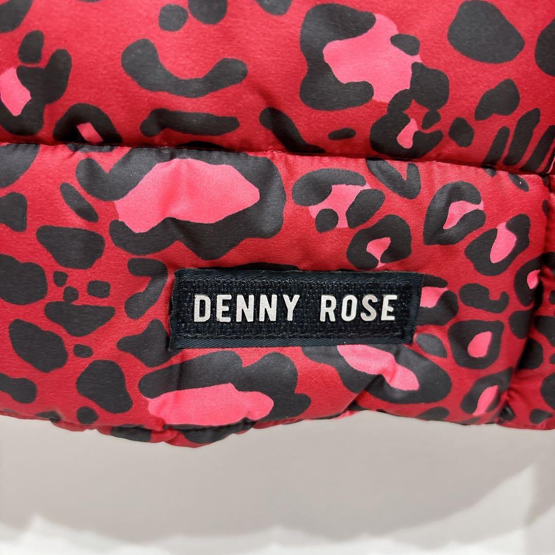 【新品】DENNYROSE ダウンジャケット レオパード 総柄 デニーローズ 赤