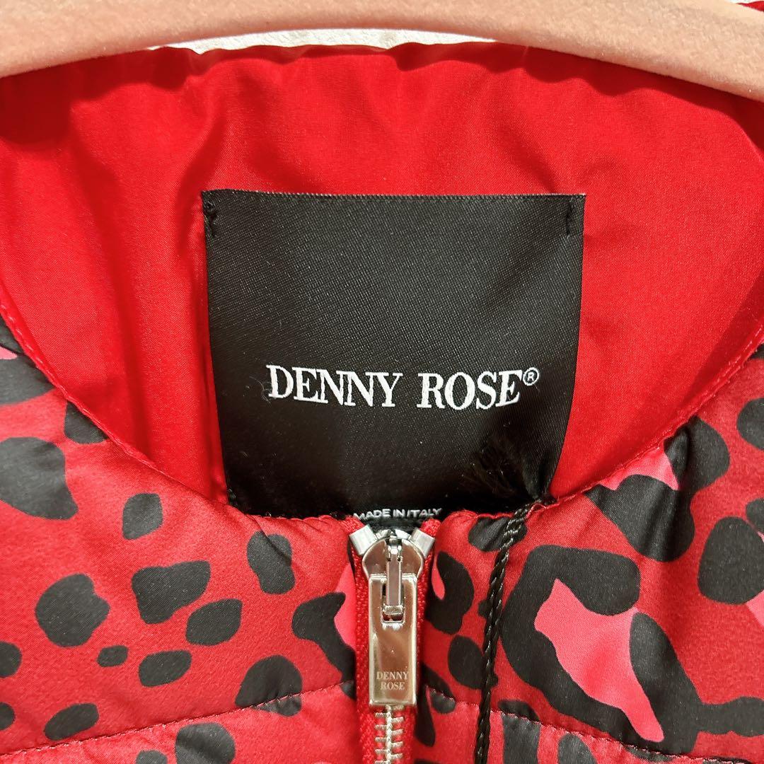 【新品】DENNYROSE ダウンジャケット レオパード 総柄 デニーローズ 赤