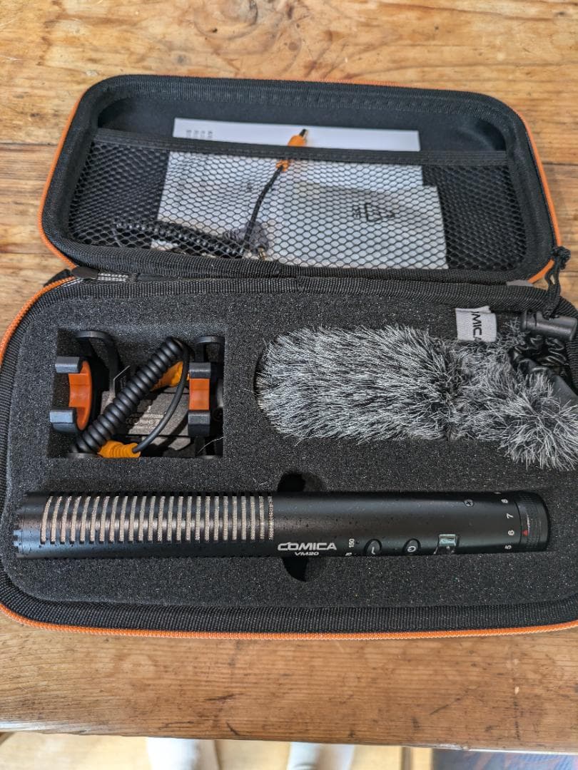 美品：コミカ COMICA コンデンサー ガンマイク CVM-VM20
