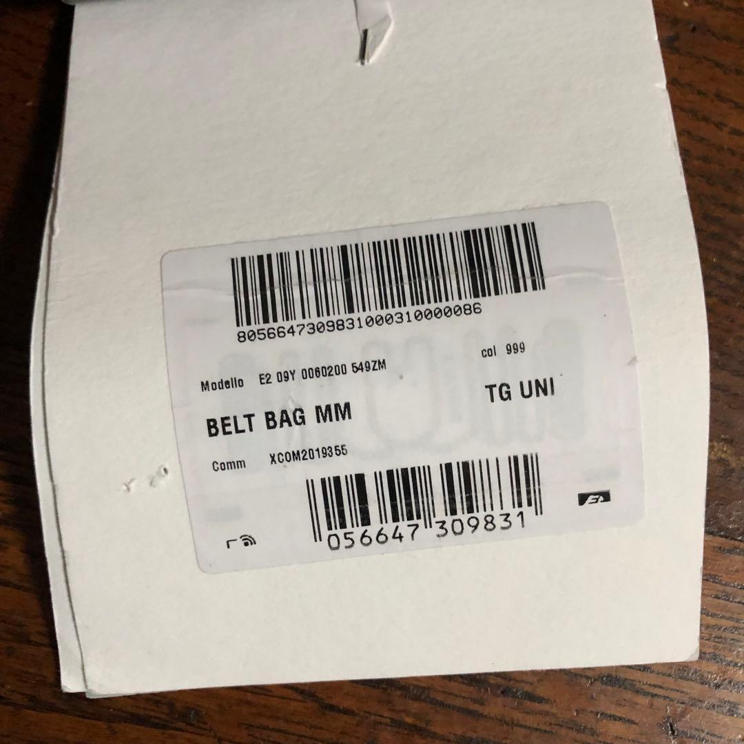 未使用タグ付き MONCLER ALYX BELT BAG MM BLACK