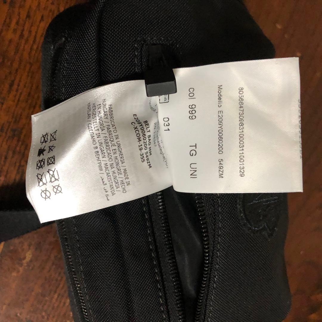 未使用タグ付き MONCLER ALYX BELT BAG MM BLACK