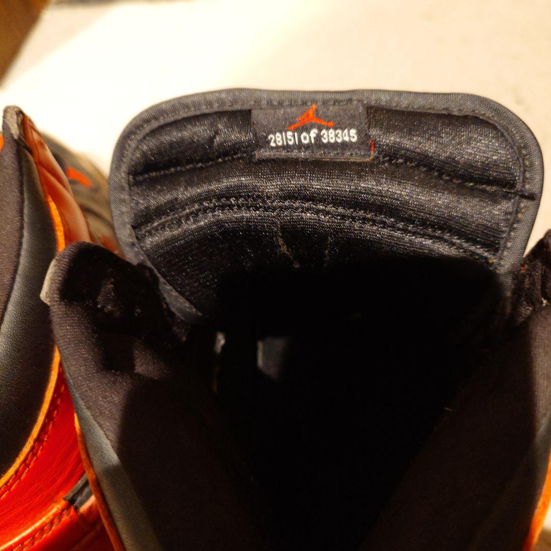 N*i様 激レアNike Air Jordan 1レトロ ブラック/レッド BR