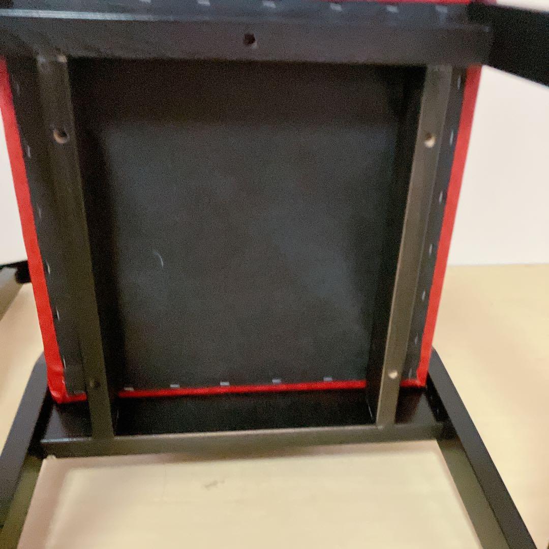 高座椅子　2脚セット　座面ビニール　ダイニングチェア　座敷椅子　座椅子