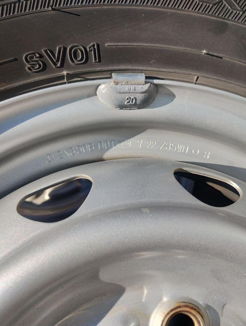 ※商品説明必読※スタッドレス 145R12 6PR スタッドレスセット ②