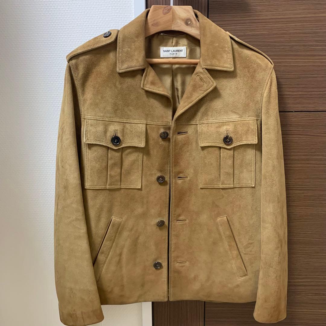 SAINT LAURENT PARIS ゴートスエードジャケット