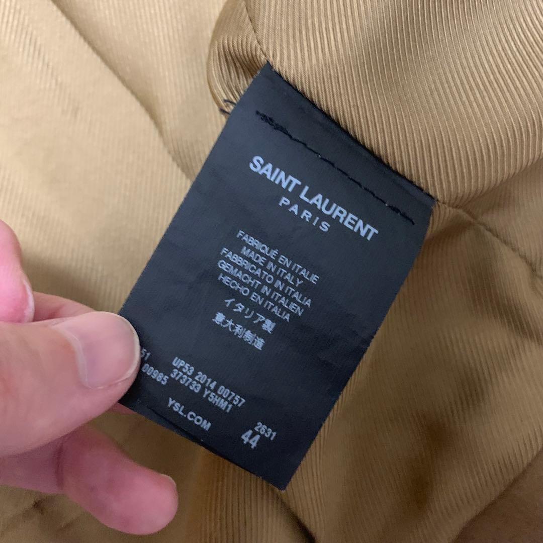 SAINT LAURENT PARIS ゴートスエードジャケット