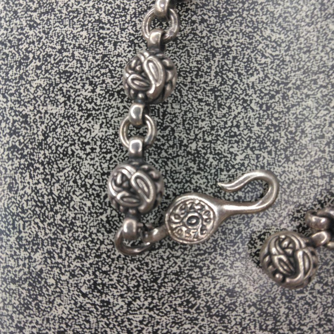 た*う様 シルバー　ボールブレスレット