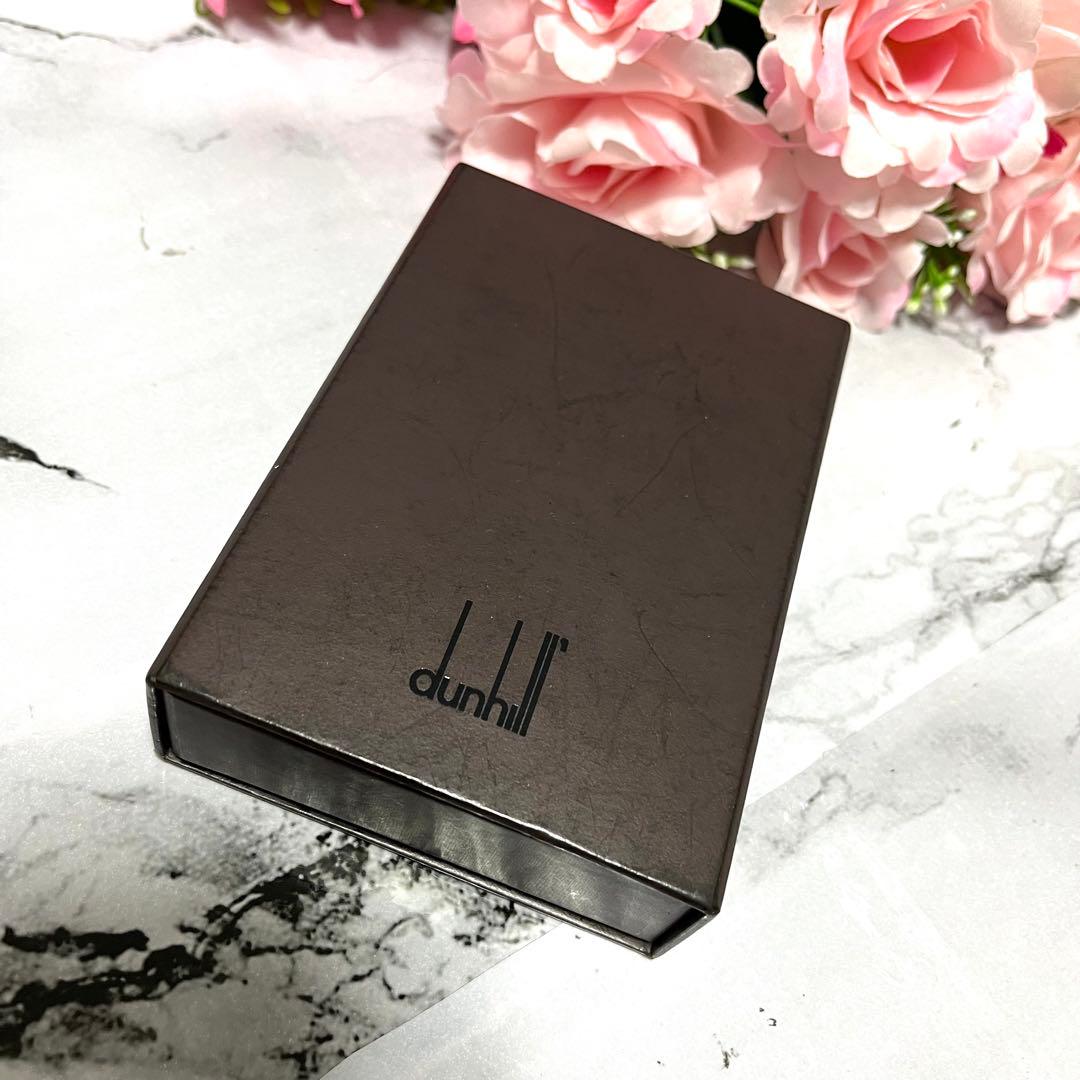 【極美品】ダンヒル 名刺入れ カードケース パスケース 本革 ブラウン