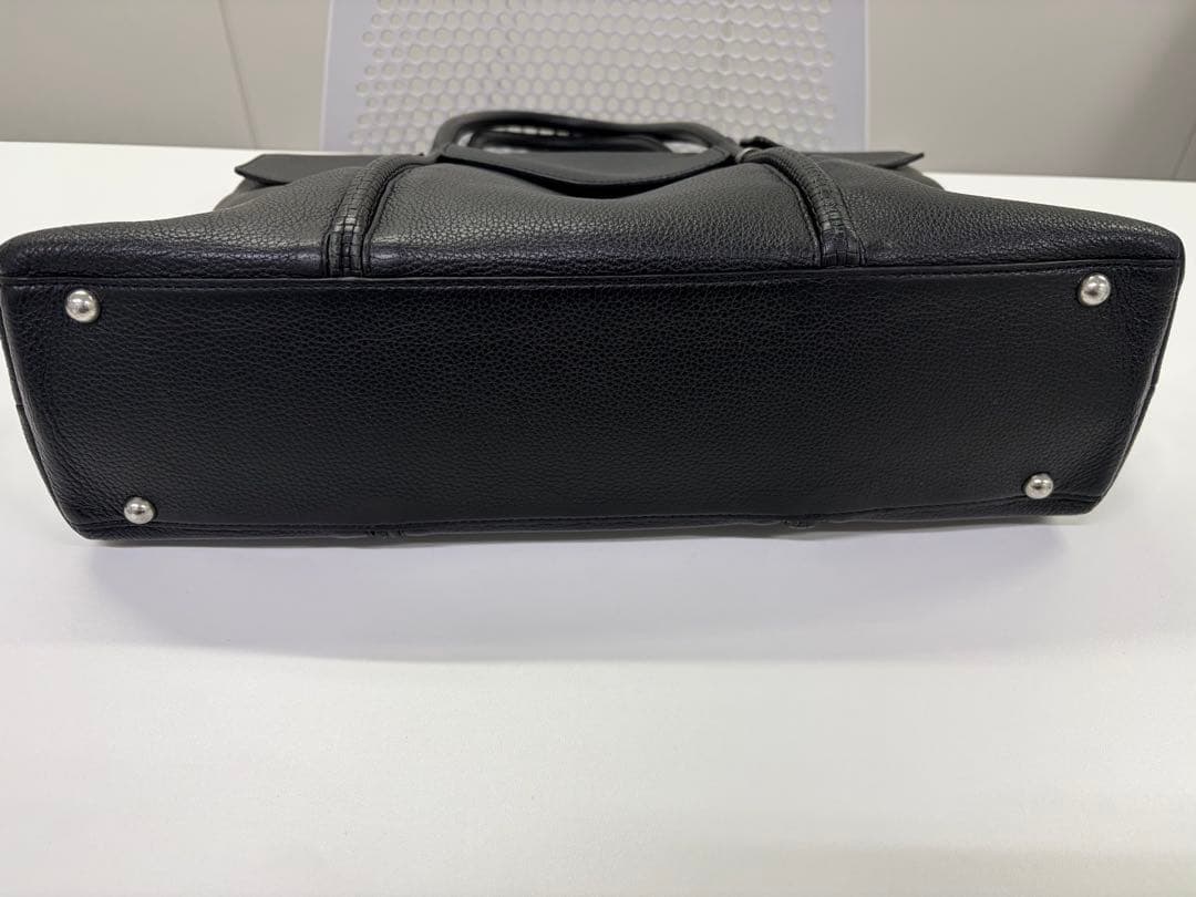 【最終値下】ペッレモルビダ／フラップトートバッグ ／ブラック