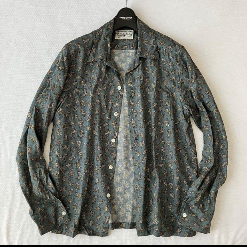 [レア美品]　WACKOMARIA ワコマリア　ペイズリーシャツ M