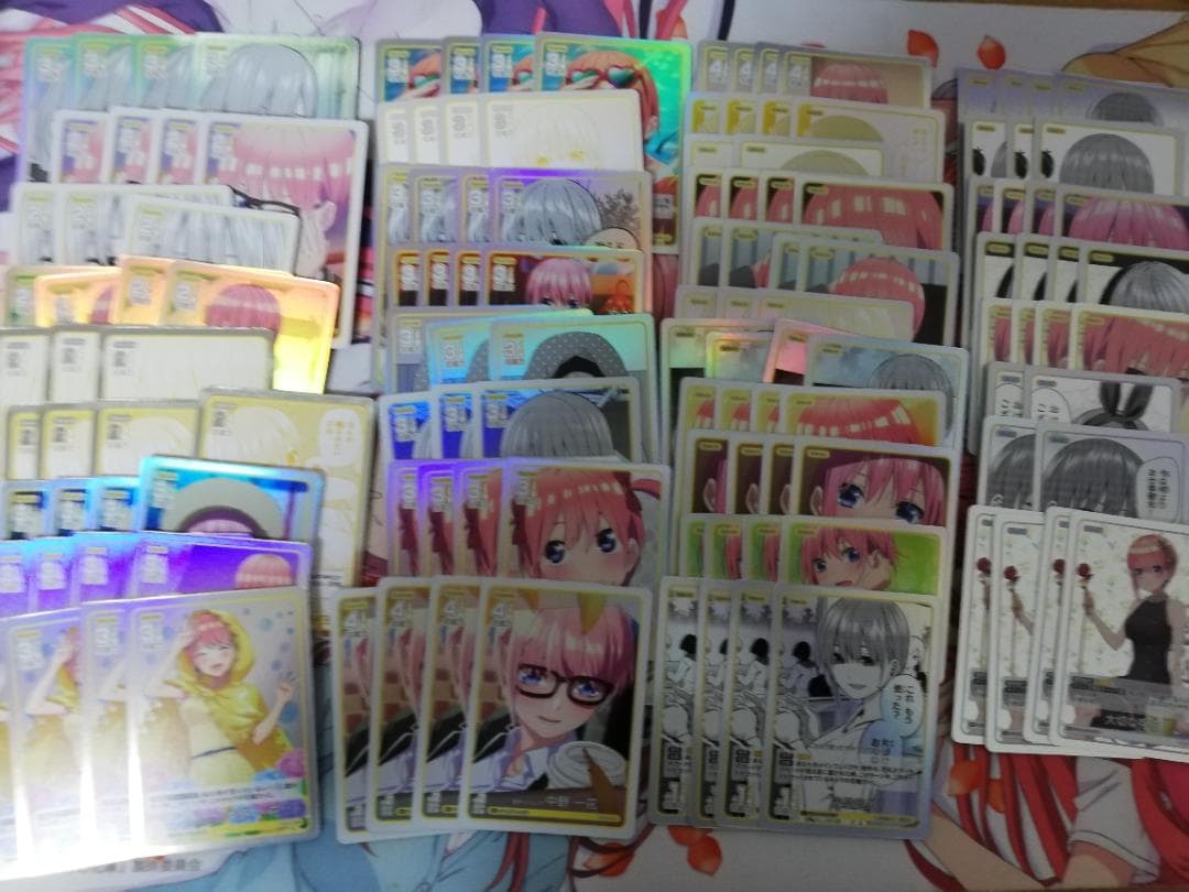 ラ*ー様 フルフォイルデッキ5つ＋調整用フォイルセット　ごとかの　五等分の花嫁カ