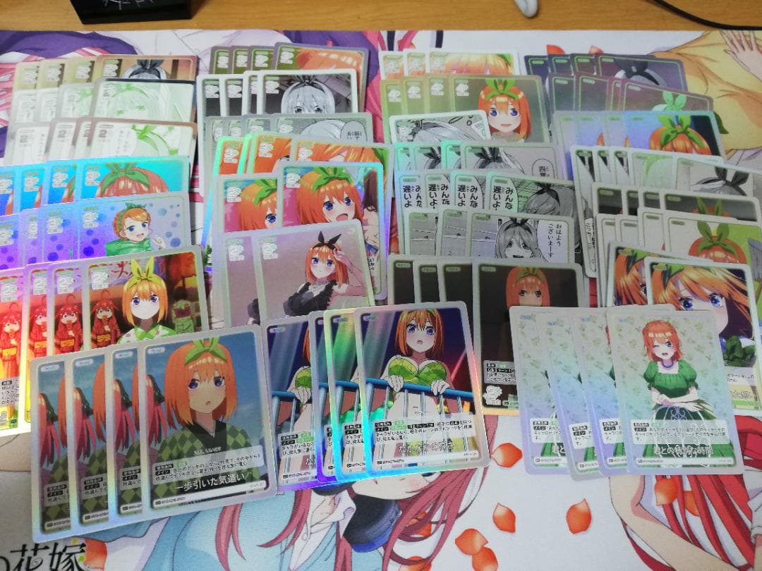 ラ*ー様 フルフォイルデッキ5つ＋調整用フォイルセット　ごとかの　五等分の花嫁カ