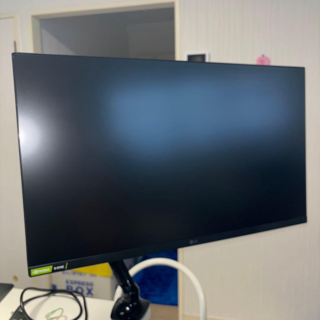 LG 27GN800 ゲーミングモニター&アーム付き