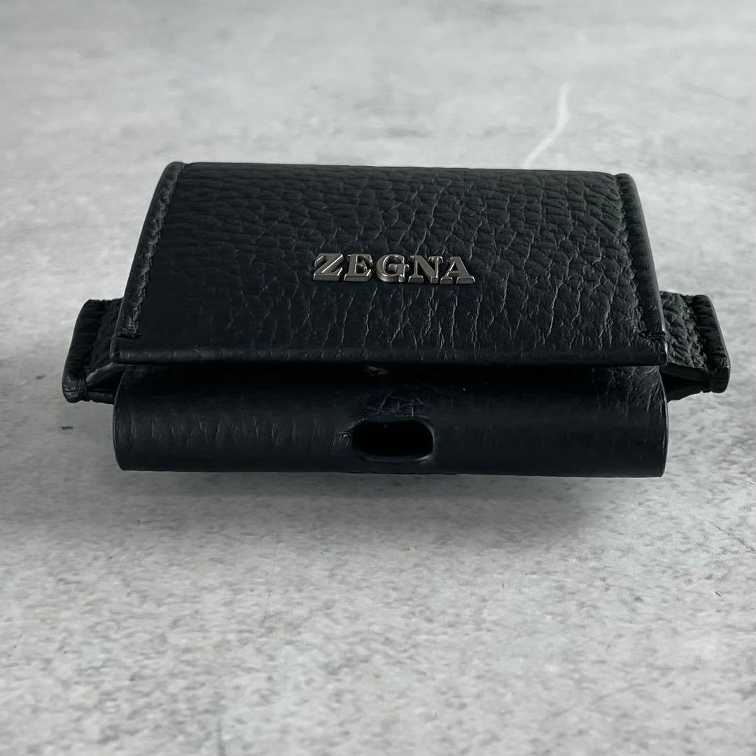 現行/未使用✨ エルメジルドゼニア エアポッズケース ディアスキン ブラック