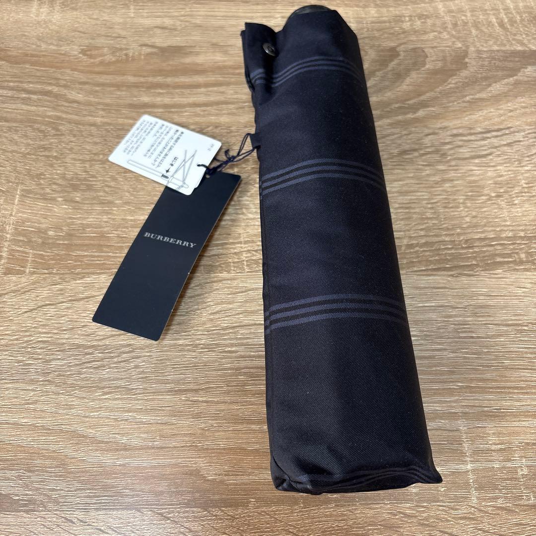 新品未使用品　Burberry ネイビー折りたたみ傘
