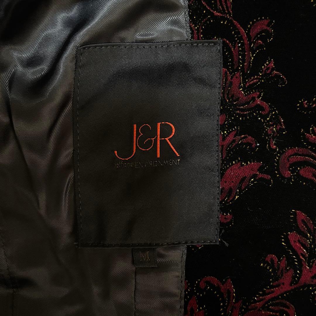 ヴィンテージ J&R 高級 ゴージャス 華美 ダマスク柄 バブリースーツ 日本製