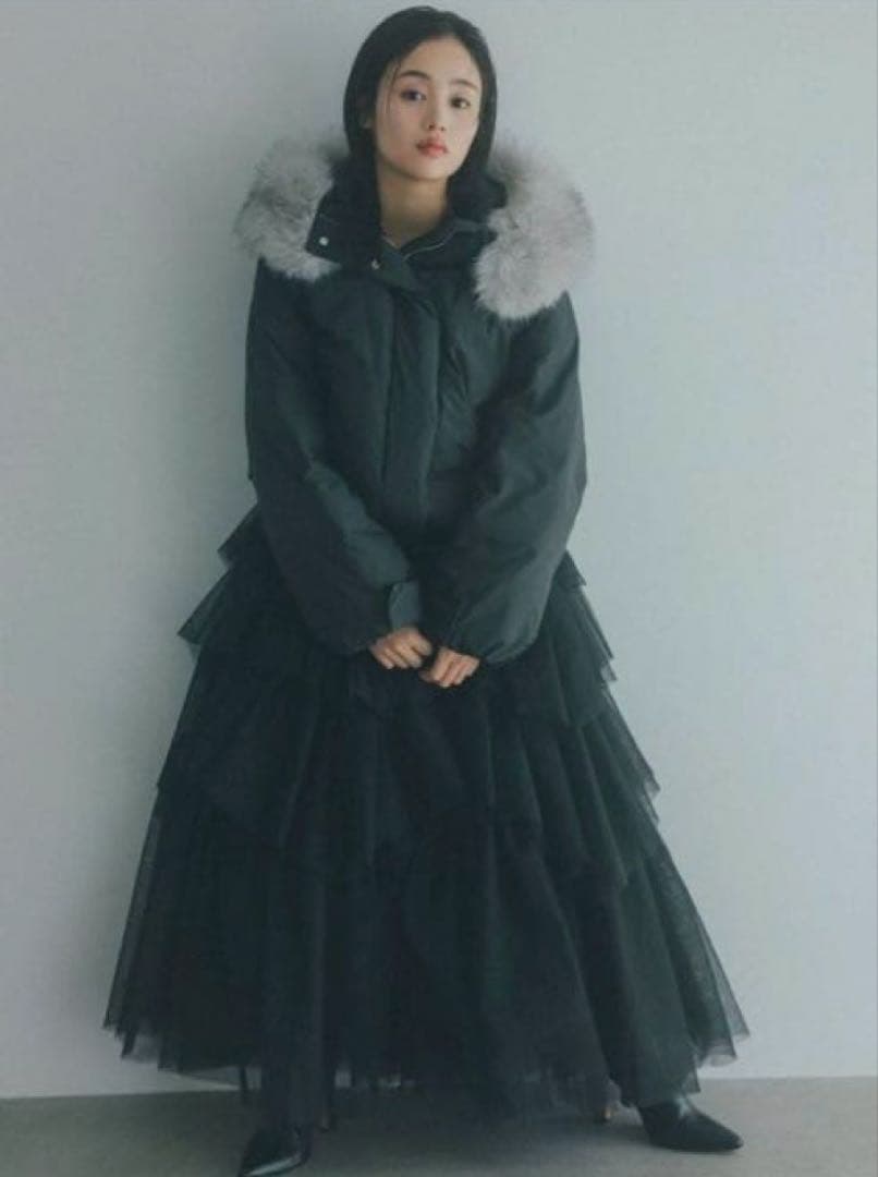 SNIDEL チュールボリュームスカート