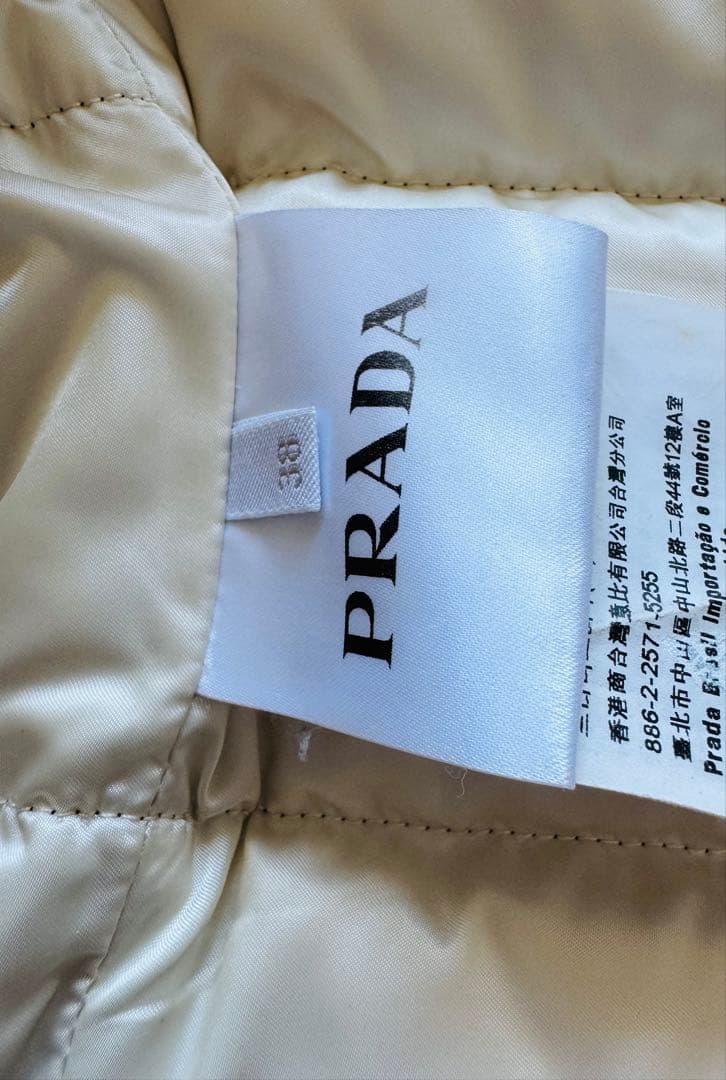 【本日限り】PRADA ファー付きダウンジャケット サイズ38