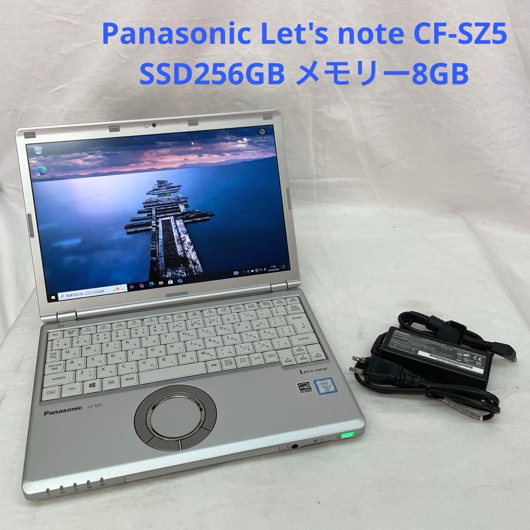 Let's note CF-SZ5 SSD256GB メモリー8GB #7