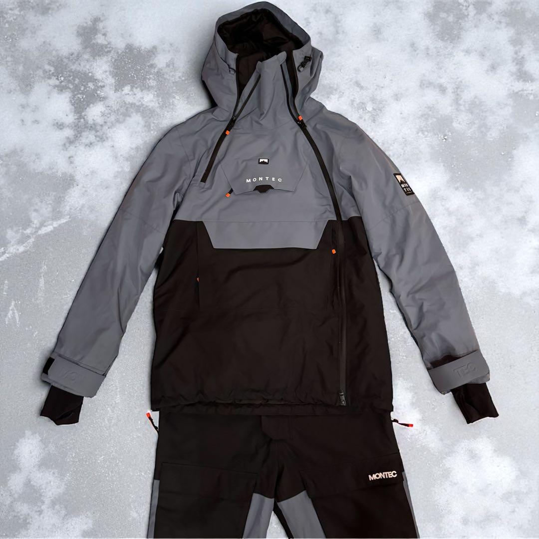 美品✨　MONTEC　スノーウェア　セットアップ　ドーム　フォーク　上下　M