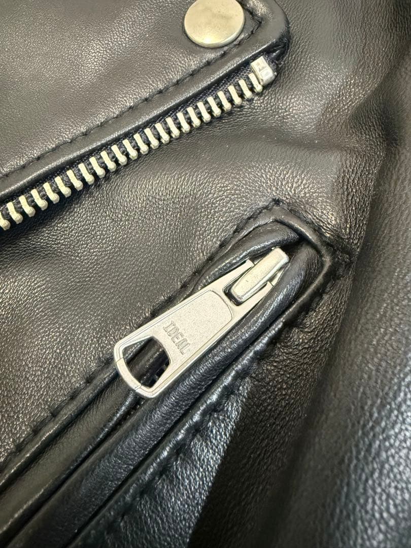 B&Y UNITED ARROWS シープ ダブルライダースジャケット ラム