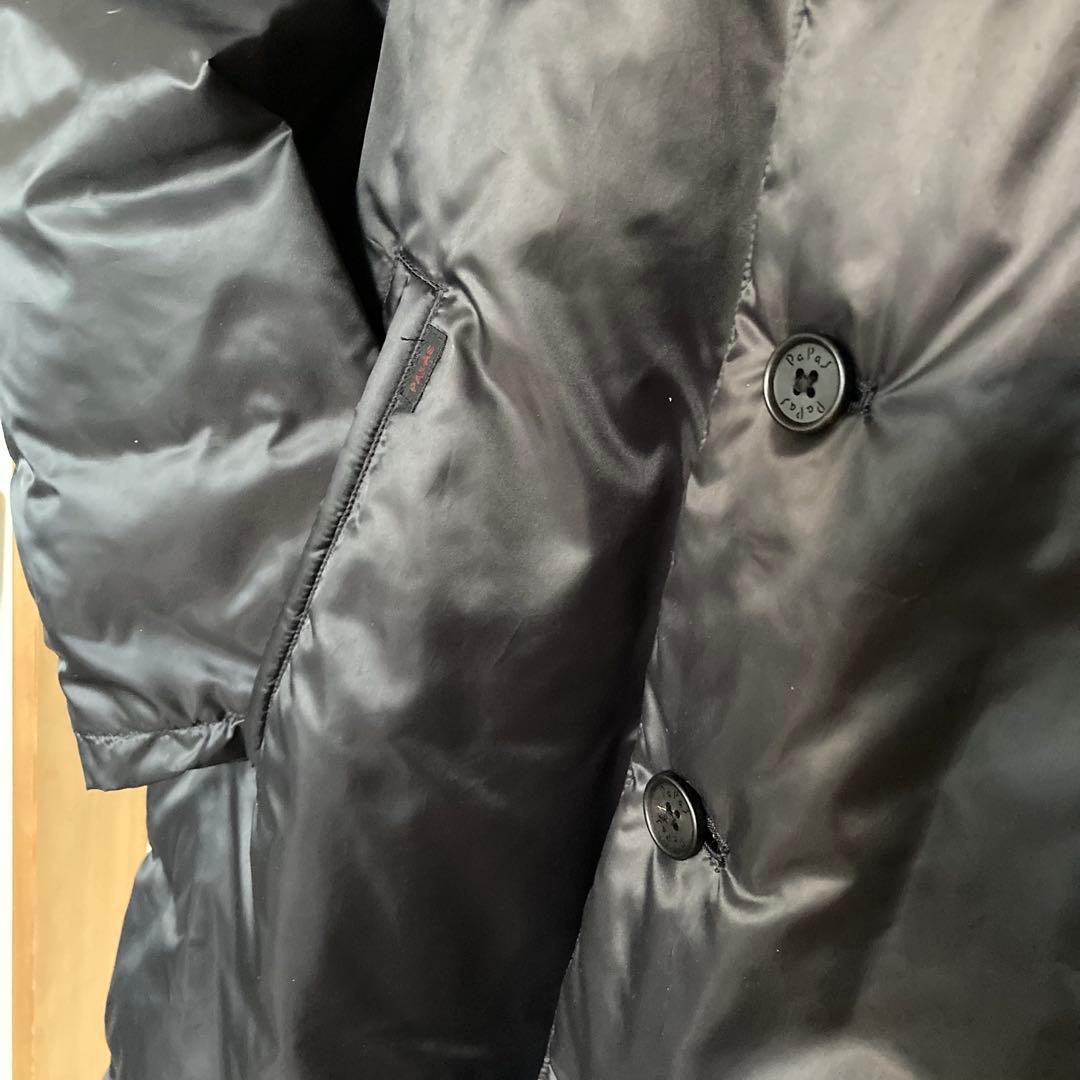 Papas パパス 日本製ダウンコート 訳あり 50号(L-LL) 黒 ブラック