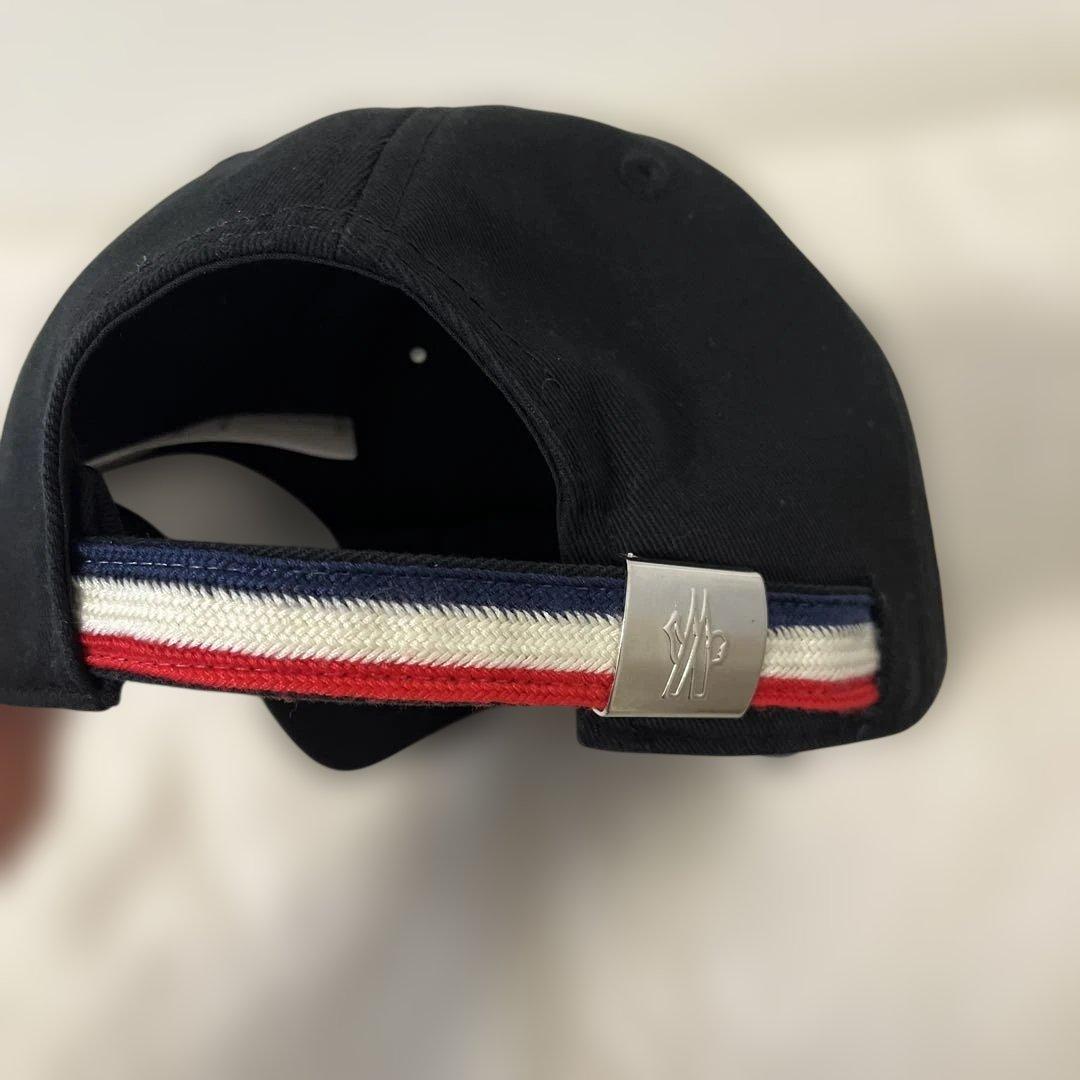 MONCLER BERRETTO 黒　モンクレール　ベースボールキャップ UNI