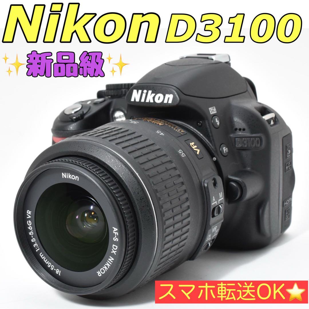 新品級✨ショット数30回❤️Nikon D3100 レンズセット スマホ転送