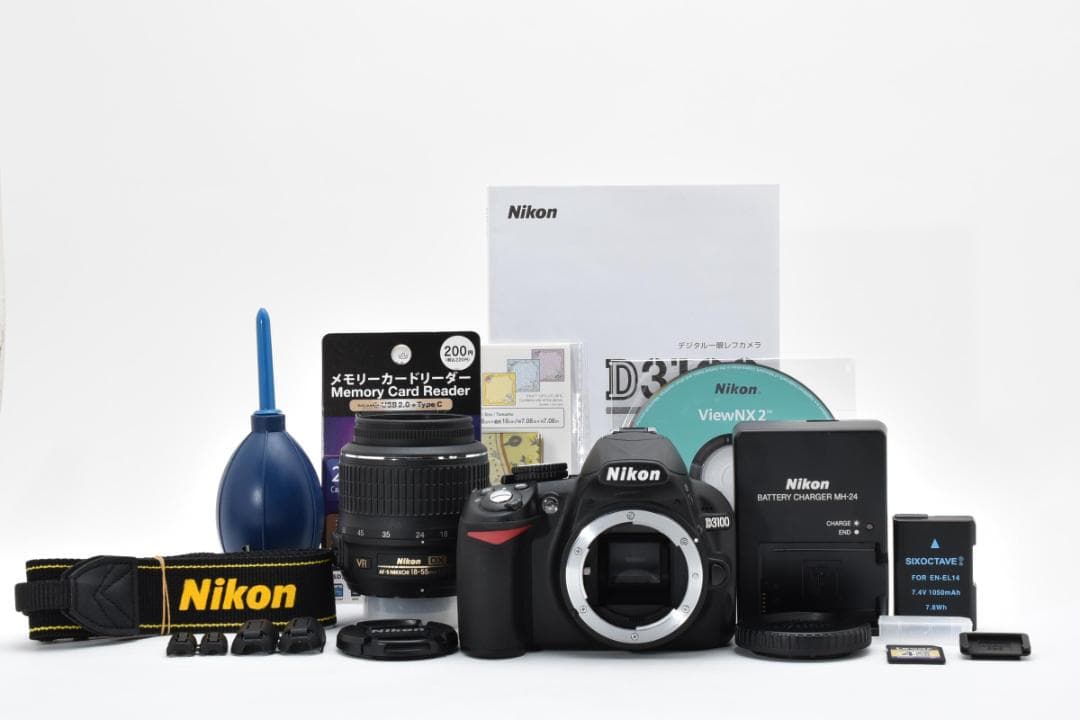 新品級✨ショット数30回❤️Nikon D3100 レンズセット スマホ転送