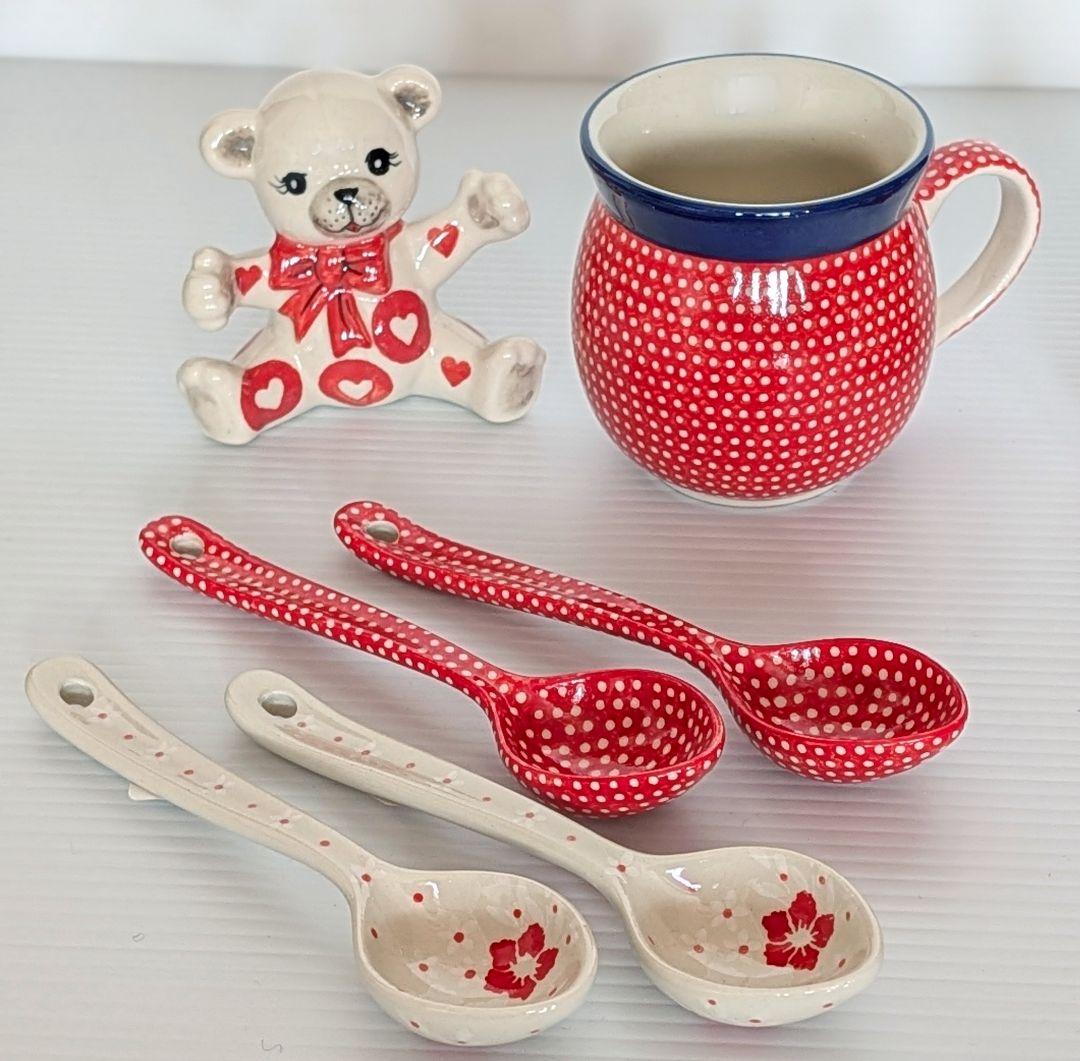 ポーリッシュポタリー 赤い色々セット♡.*・゜