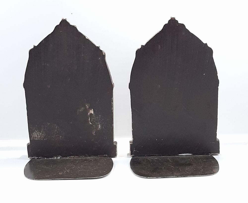 ビンテージ フリーメイソン アンティーク ブックエンド 本立て