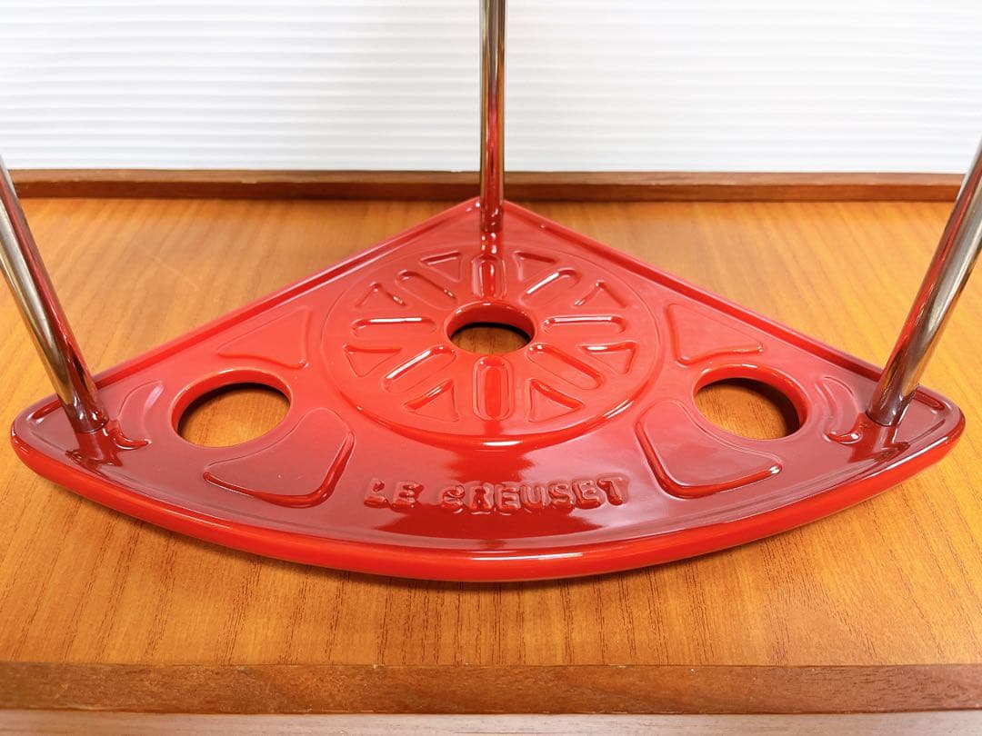 LE CREUSET ルクルーゼ ラムカンスタンド レッド 赤 廃盤 極美品