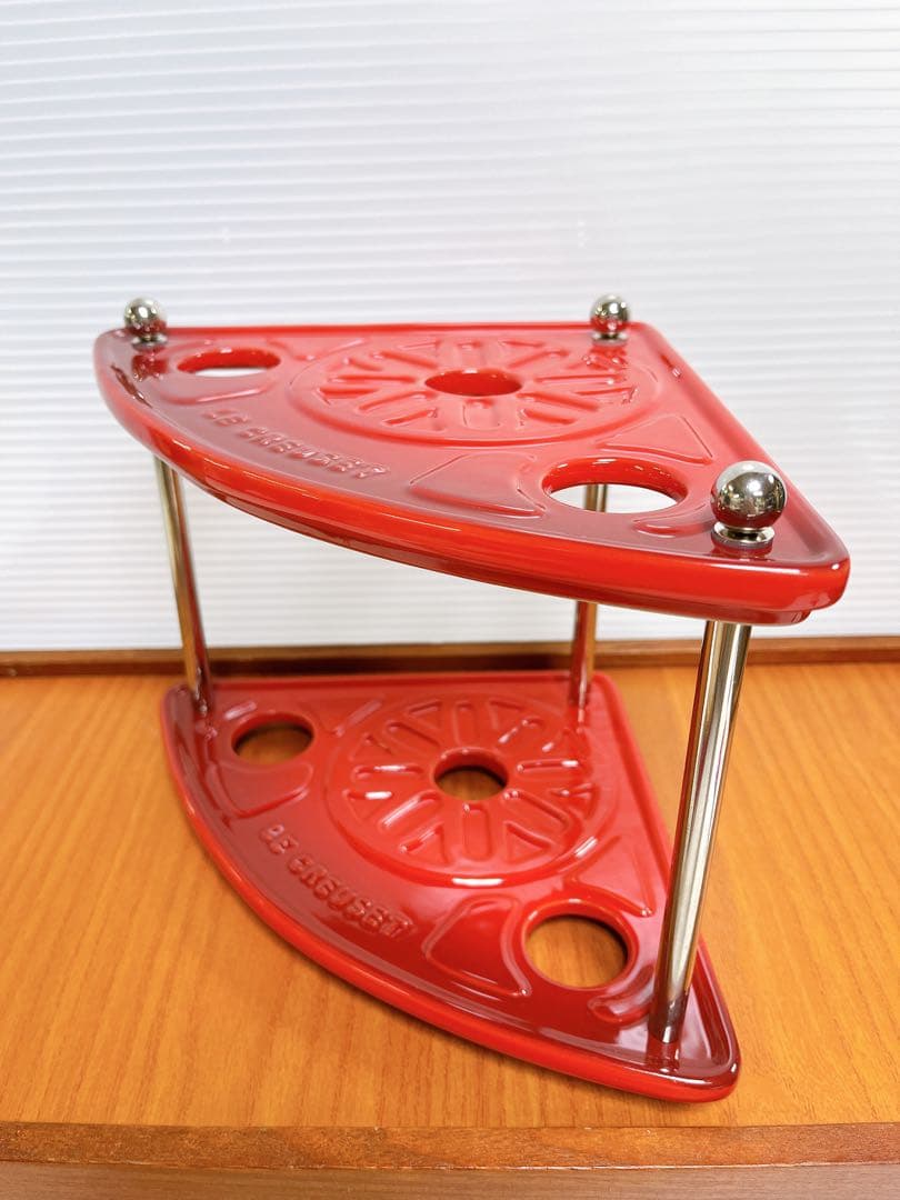 LE CREUSET ルクルーゼ ラムカンスタンド レッド 赤 廃盤 極美品