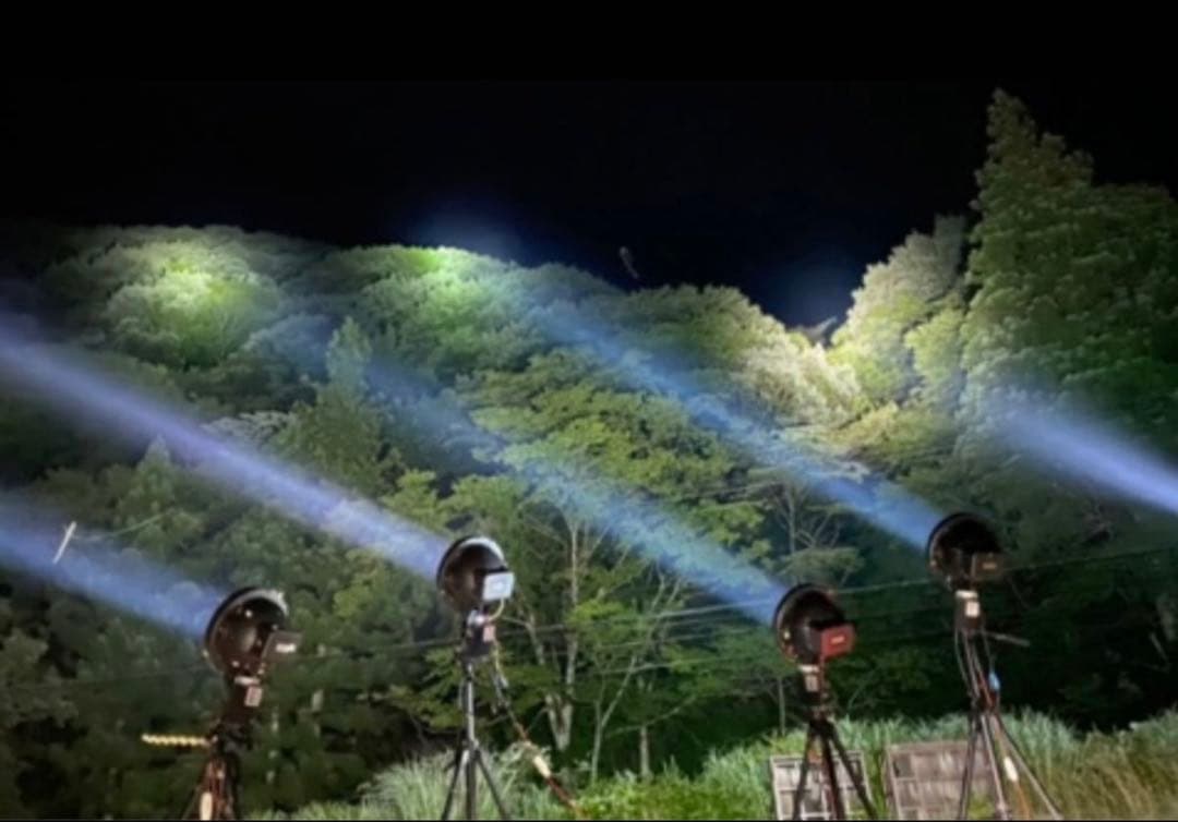 爆光 新品 強力 HID7インチ 112W程度　紫外線強化バルブ 灯火採集に！